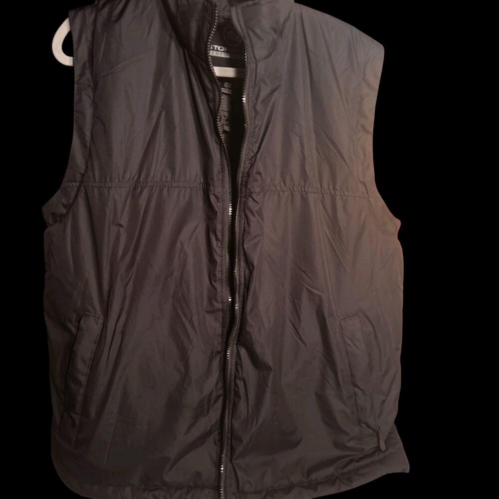 Stormtech Performance Black Vest Full Zip Size Large Mens